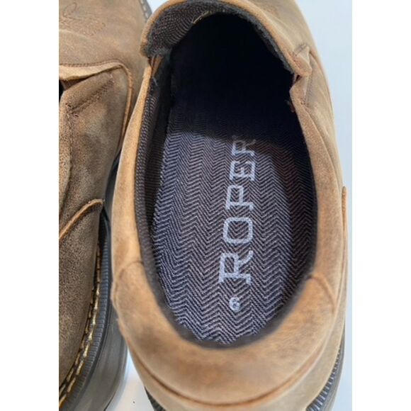 Roper Wilder Slip On Square Toe Men’s Vintage Tan Size 9 main image 10